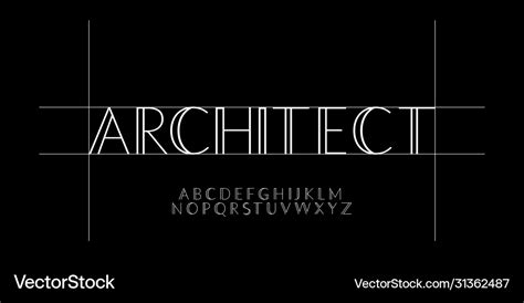 Architect Alphabet