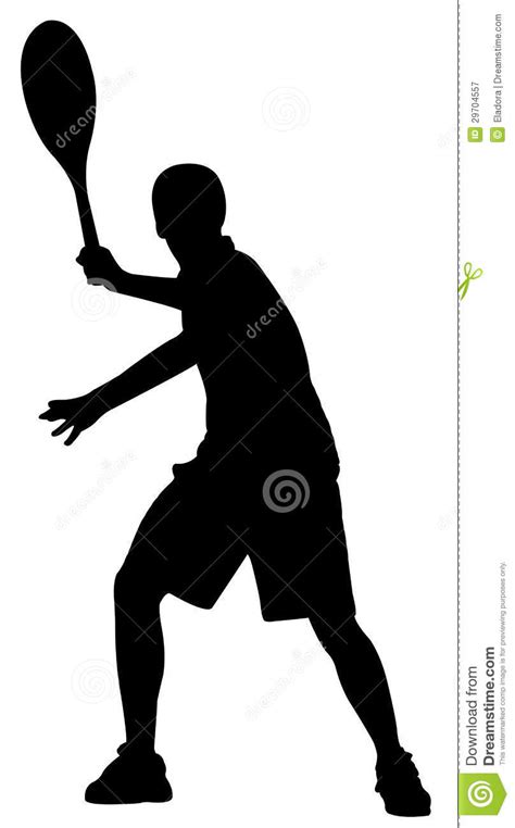 Finden sie mehr tenni serving sport cliparts Silhouette Of Tennis Player Stock Vector - Image: 29704557