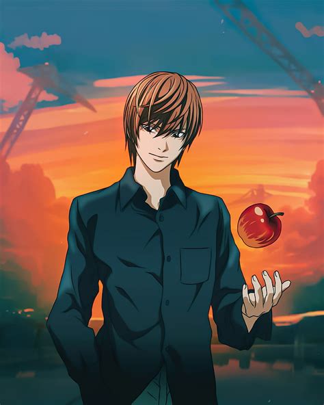 Light Yagami Art Facial Expression Anime Deathnote Anime Deathnote