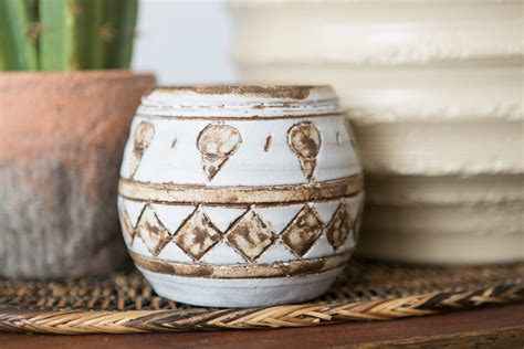 Southwest Ceramic Pot Handmade 1970s Studio Ceramic Vintage