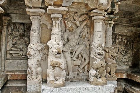 Kailasanathartempletharamangalamsculptureancientstatuesindia