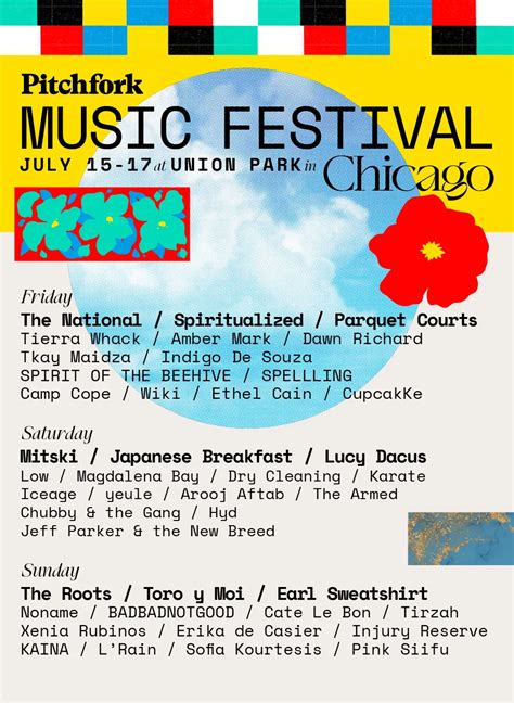 Pitchfork Music Festival Concert Posters Music Festival Posters