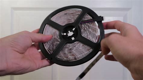 How To Install Led Strip Lights Youtube