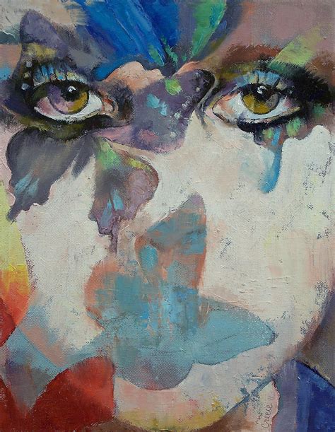 Gothic Butterflies Painting By Michael Creese