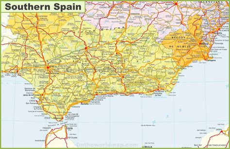Sur De España Mapa Actualizado Marzo 2024