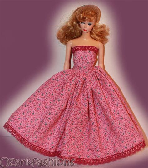 Handmade Barbie Doll Dress Barbie Clothes Pretty In Pink Etsy