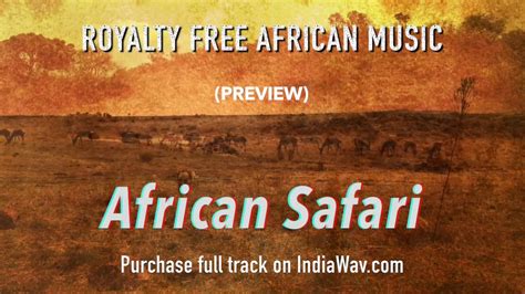 Royalty Free African Stock Music African Safari ♛ Youtube