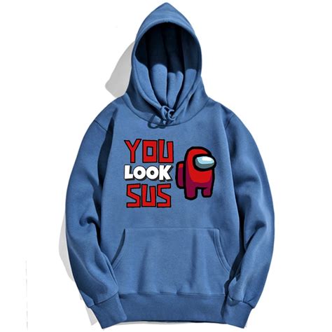 You Look Sus Among Us Themed Hoodie 14 Varian Anime Online Stores