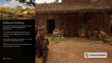 Assassin S Creed Valhalla Settlement Upgrades Buildings List And How