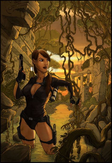 Lara Croft Fan Art By Illyne Deviantart On DeviantART Tomb Raider Art Tomb Raider Lara