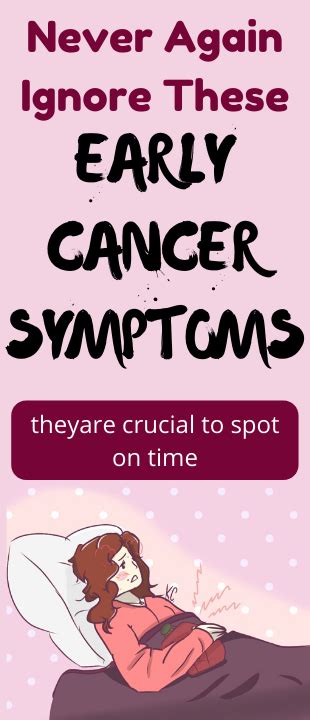 5 Early Cancer Symptoms You Shouldnt Ignore Healthy Lifestyle