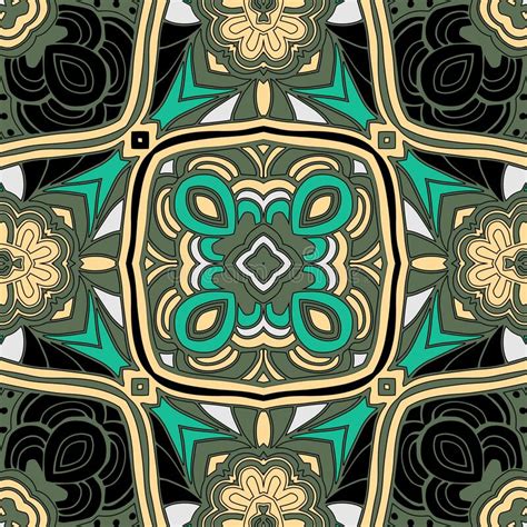 Maybe you would like to learn more about one of these? Floral Lines Vector Seamless Pattern. Ornamental Ethnic ...