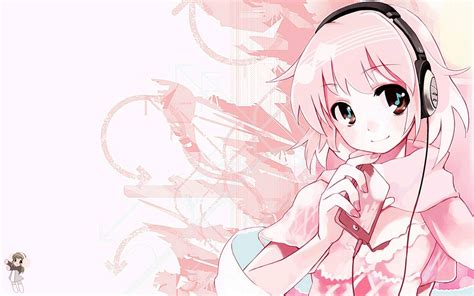 Pink Anime Desktop Wallpapers Wallpaper Cave