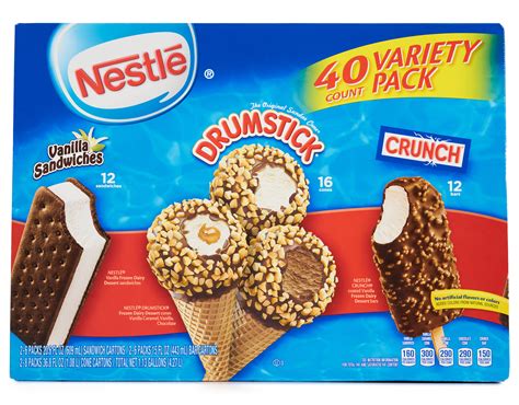 Nestle Ice Cream Variety Pack 40 Ct. - Variety Pack | Boxed