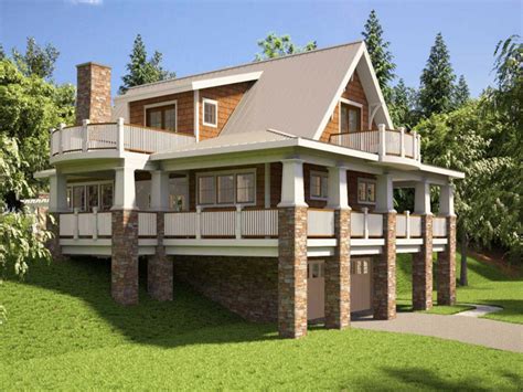 Hillside House Plans With Walkout Basement Hillside House