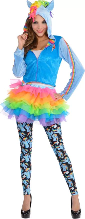 Adult Cozy Rainbow Dash Costume My Little Pony Party City