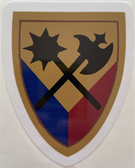 Us Army 194th Armored Brigade Sticker Decal Patch Co