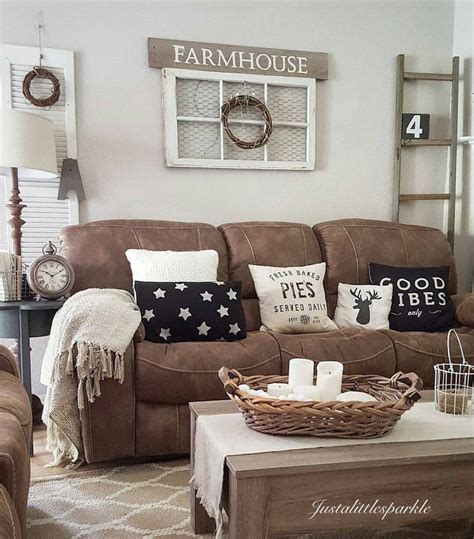 rustic farmhouse living room decor ideas   home homelovr