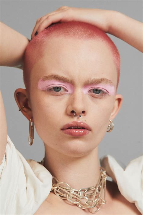 Celebrating The Beauty Of Buzzcuts And Baldness Androgynous Makeup