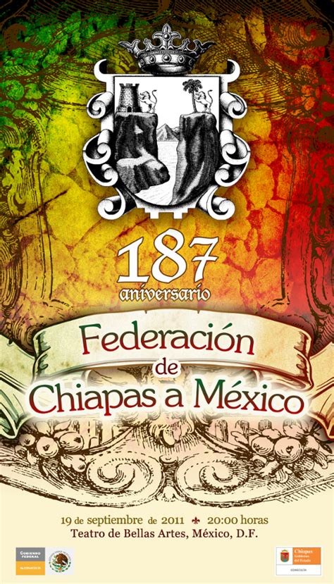 187 Aniversario Federación De Chiapas A México Todo Chiapas