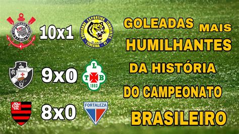O time goiano venceu por 7x0. AS MAIORES GOLEADAS DO FUTEBOL BRASILEIRO - YouTube