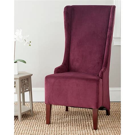 Top picks related reviews newsletter. Safavieh Bacall Velvet Dining Chair in Bordeaux | Bed Bath ...