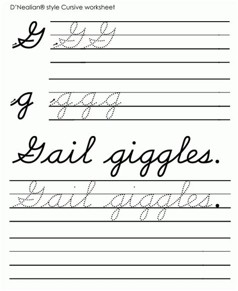 Dnealian Handwriting Worksheets For Preschool