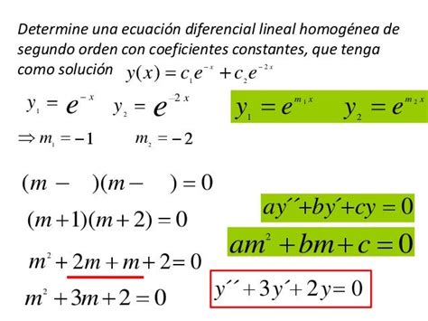Clase 07 Ecuaciones Diferenciales De Segundo Orden