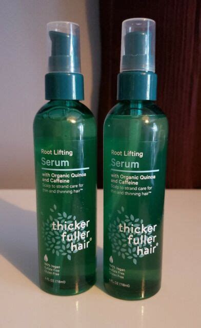 2 Pack Thicker Fuller Hair Root Lifting Serum 4 Oz New Ebay