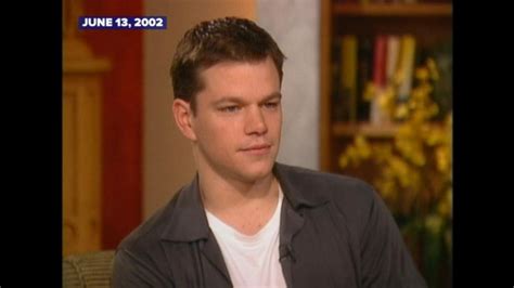 Matt damon has confirmed that there are currently. June 13, 2002: Matt Damon on 'The Bourne Identity' Video ...