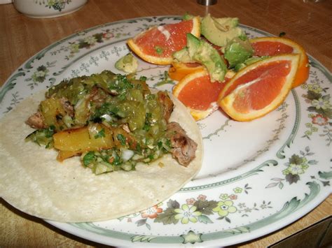 Leftover cooked pork tenderloin, thinly sliced. Dinner Tonight at Loretta's: Tacos al Pastor...with ...