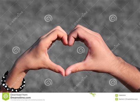 Hands Forming Heart Stock Photo Image Of Passion Touching 10896364