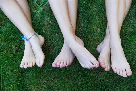 Legs Of Three Tweens By Stocksy Contributor Tanya Constantine Stocksy