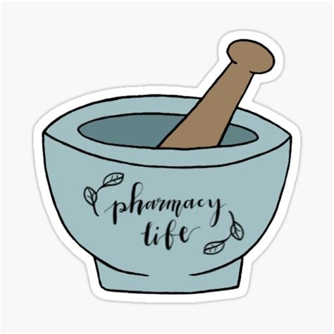 Pharmacy Life Sticker For Sale By Rutgerslks Redbubble