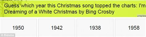 Christmas Quiz Tests Your Knowledge Of Festive Facts Daily Mail Online