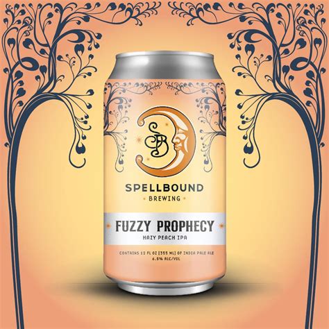 Fuzzy Prophecy Hazy Peach Ipa Spellbound Brewing