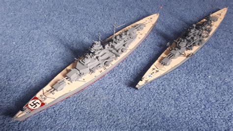 3363×1905 1700 Bismarck And Scharnhorst No Camouflage Done Just A