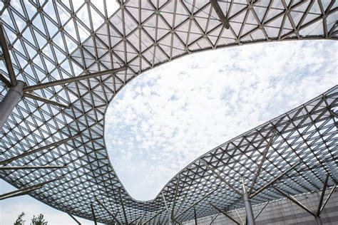 Premium Photo Structural Glass Ceiling