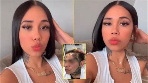 6ix9ines Baby Mama Sara Molina Reacts Tekashi Got Jumped At Gym Its