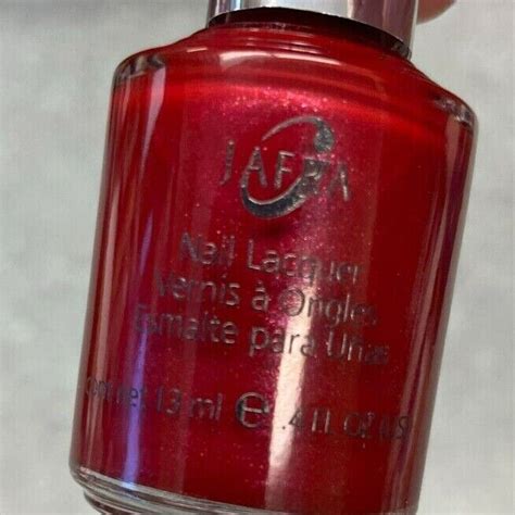 Vintage Jafra Vanity Nail Polish Lacquer 4 Fl Oz Red Used Once Ebay