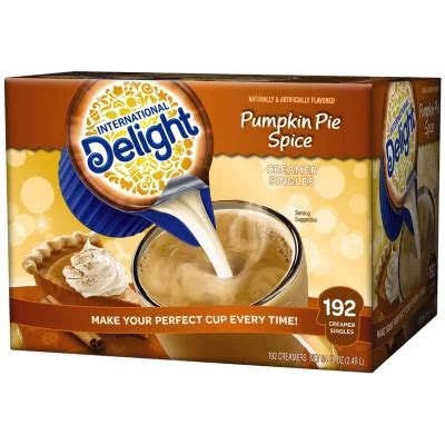 International Delight Pumpkin Pie Spice Creamer Singles Ct Sam