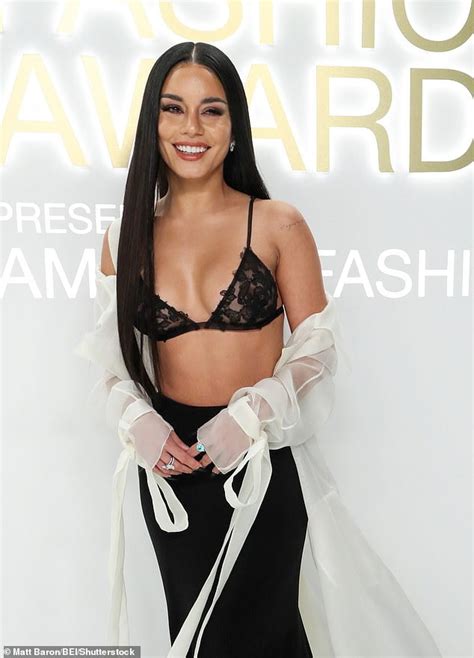 Vanessa Hudgens Dons Lacy Bra On Red Carpet Of Cfda Fashion Awards In New York City Sound
