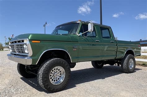 Coyote Powered 1974 Ford F 250 Custom Crew Cab 4x4 For Sale On Bat