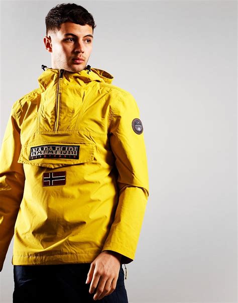 Napapijri Rainforest Summer 2 Jacket Yellow Moss Terraces Menswear