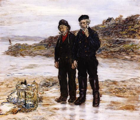 Scottish Fishermen Painting Jean Francois Raffaelli Oil Paintings