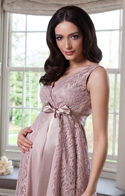 Thea Maternity Gown Long Blush Maternity Wedding Dresses Evening