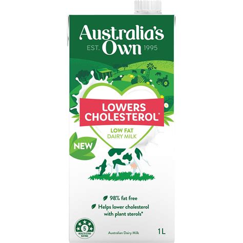 Australias Own Lower Cholesterol Milk 1l Woolworths