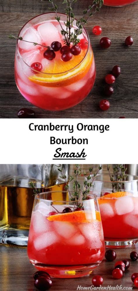 Simple glaze of bourbon, brown sugar, and orange?juice, ready in just a few hours. Cranberry Orange Bourbon Smash | Recipe | Bourbon smash, Cranberry orange, Cranberry cocktail