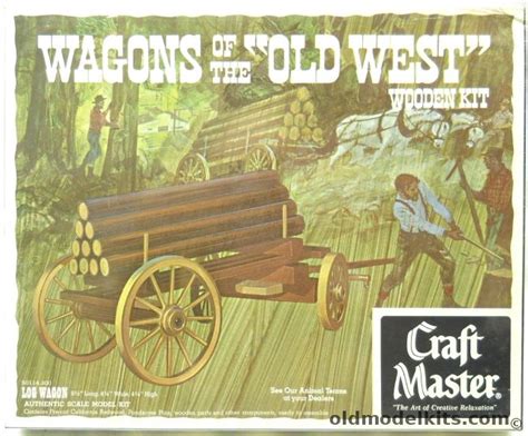 Craft Master Log Wagon Wagons Of The Old West 50114 300