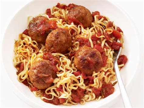 Creative meatball recipes, from french onion to buffalo chicken. Ramen with Pork Meatballs Recipe | Food Network Kitchen ...